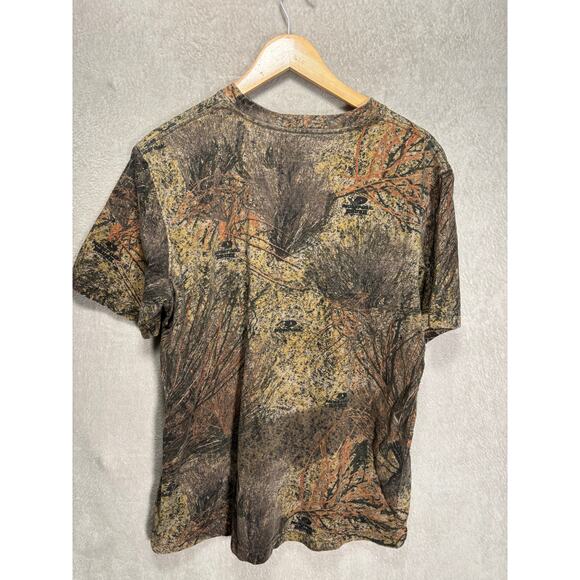 Hunting Zone Camouflage Short Sleeve Cotton T-shirt Mens Size Large - Picture 2 of 6